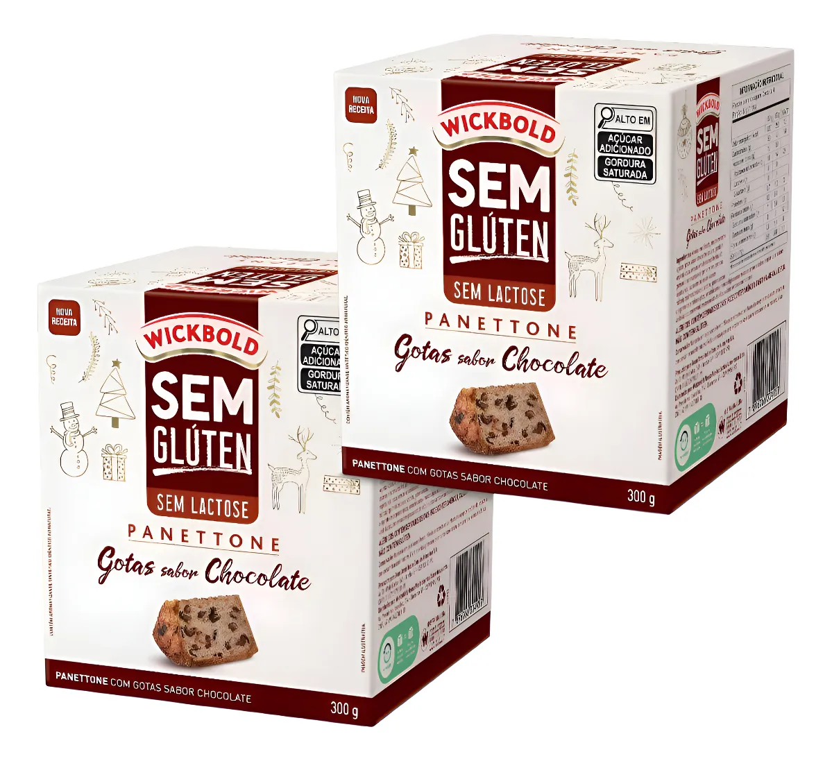 Kit 2 Panettone Wickbold Zero Glúten